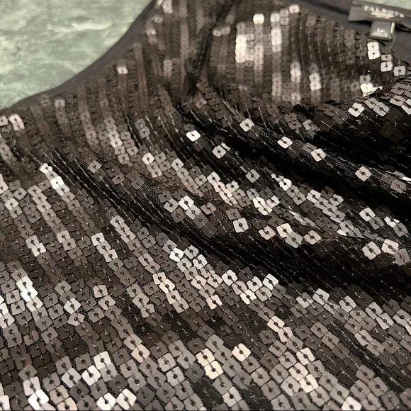 Talbots Sequin Top Cowl Neck Size Large Petite Holiday Party NWT - Picture 7 of 8